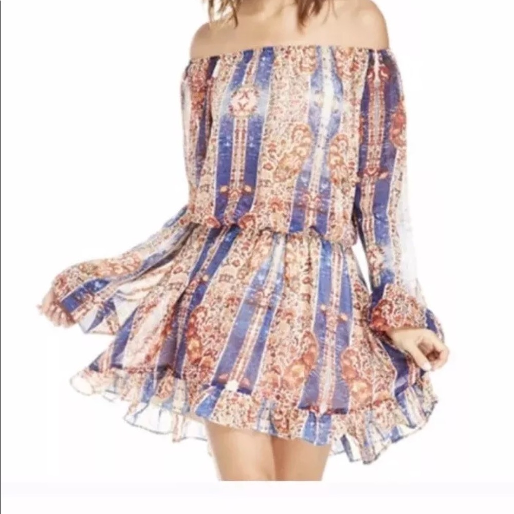 Show Me Your Mumu Lee Lee off Shoulder Dress